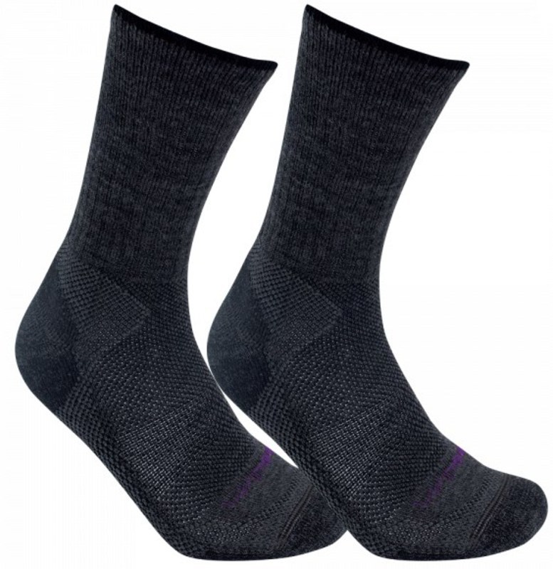 Ponožky LORPEN Merino Blend Light Hiker 2 Pack charcoal