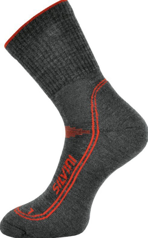 Ponožky Silvini LATTARI UA904 charcoal-red