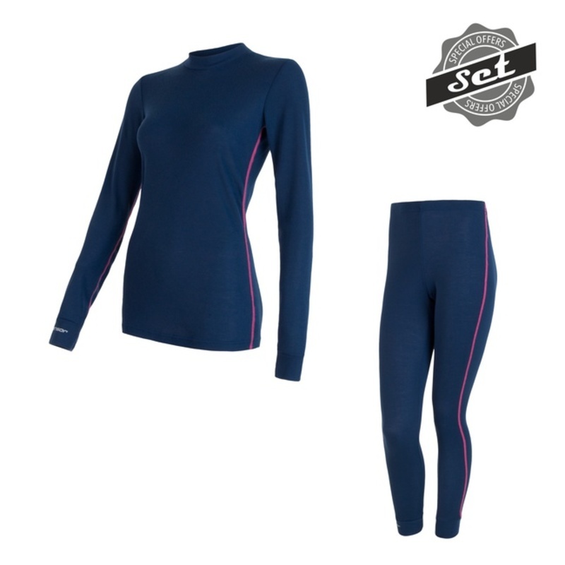 Dámský set Sensor ORIGINAL ACTIVE SET triko+spodky tmavě modrý 17200053