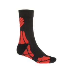 Ponožky Sensor Hiking New Merino Wool černá/červená 15200054