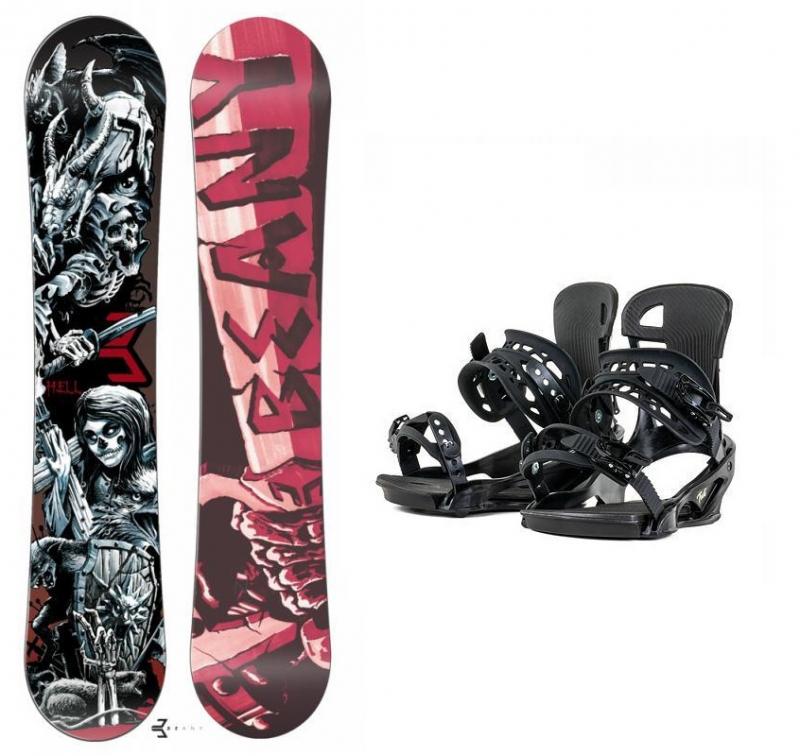 Beany Hell snowboard + Beany Trust vázání - 140 cm + L (EU 42-48)
