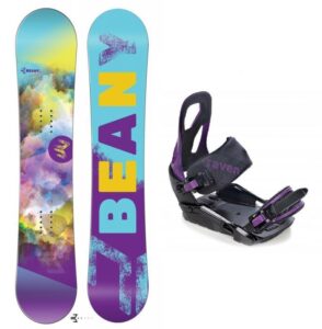 Beany Meadow dívčí snowboard + Raven S200 violet vázání - 125 cm + S/M (EU 37-41)