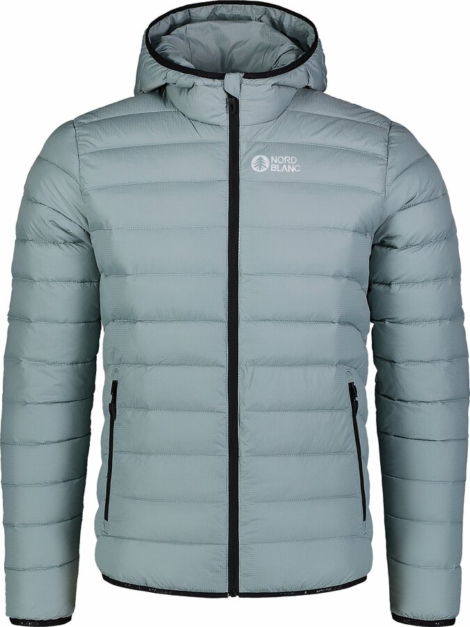 Pánská prošívaná bunda Nordblanc Mountaineer šedá NBWJM7517_OSD