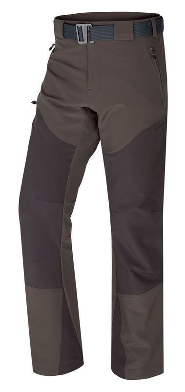 Pánské softshellové kalhoty Husky Keiry M tm. kámen