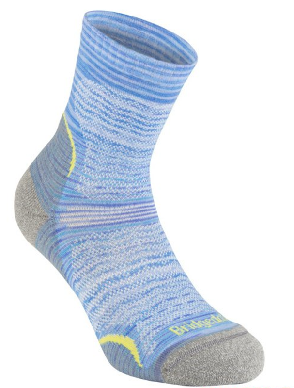Ponožky Bridgedale Hike Ultra Light T2 Merino Performance Crew Women's multi blue/131
