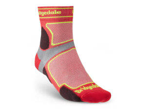Ponožky Bridgedale TRAIL RUN UL T2 CS 3/4 CREW Red/325