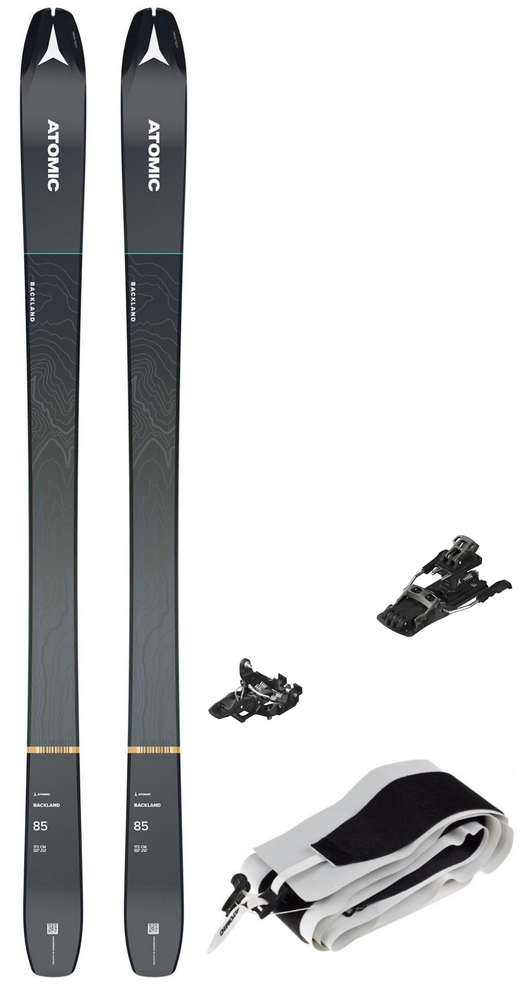 Set | Atomic Backland 85 + Atomic Skin 85/86 + Atomic Backland Tour Binding + Brake 158 cm