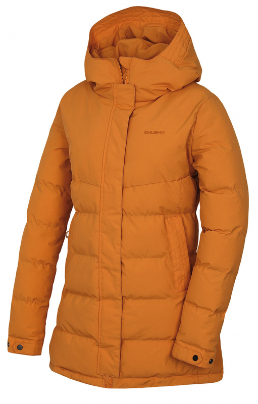 Dámský hardshell plněný kabátek Husky Nilit L tl. oranžová