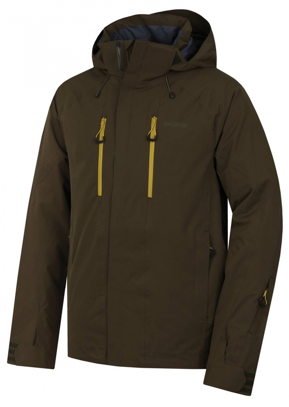 Pánská hardshell bunda Husky Gonzal M tm.khaki