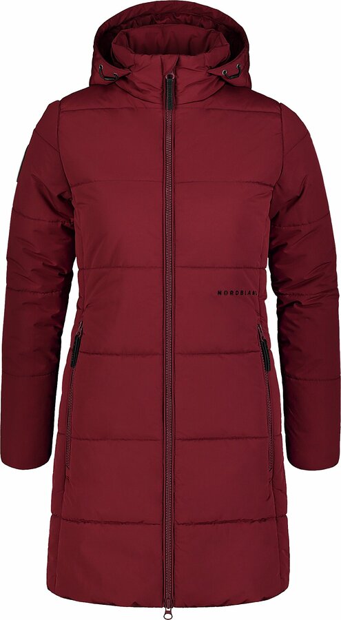 Dámský zimní kabát Nordblanc Flake vínový NBWJL7540_PLU