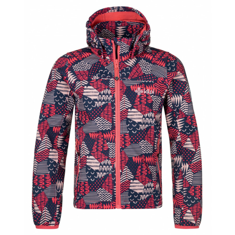 Dívčí softshellová bunda KILPI RAVIA-J růžová