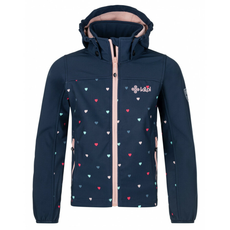 Dívčí softshellová bunda KILPI RAVIA-J tmavě modrá