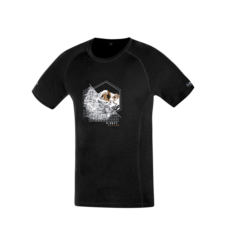 Triko funkční Direct Alpine Furry black (spot)