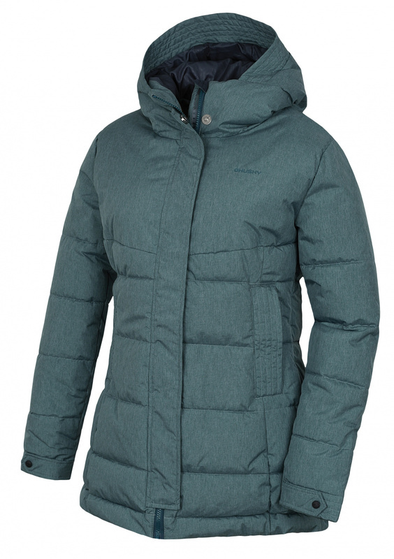 Dámský hardshell plněný kabátek Husky Nilit L tm. mentol