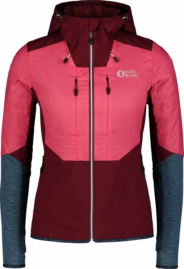 Dámská sportovní bunda Nordblanc Tailor vínová NBWJL7555_PLU