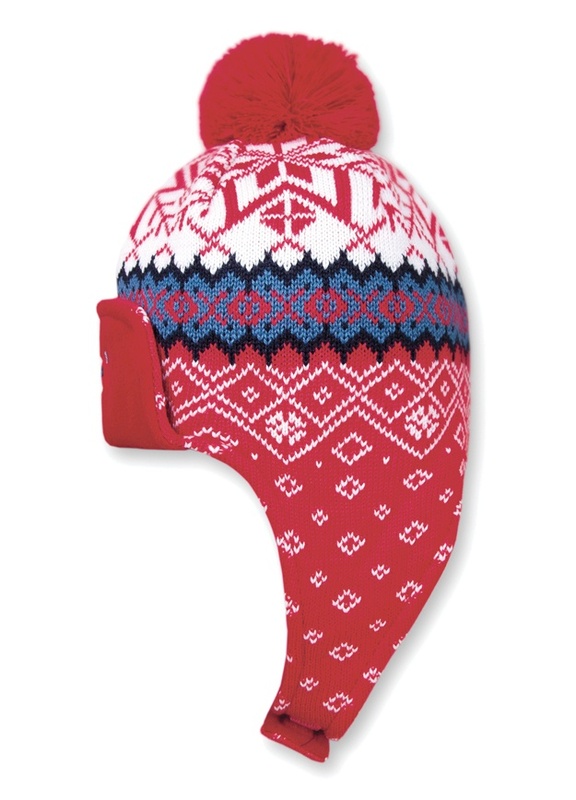 Dětská pletená čepice Kama B60 104 červená