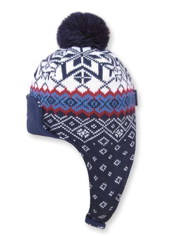 Dětská pletená čepice Kama B60 108 tmavě modrá