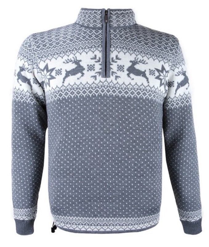 Svetr Kama 3043 - WS - 109 šedý